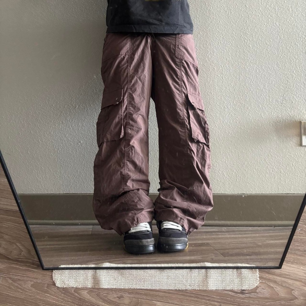 Vintage Y2K/2000s Baggy Brown Streetwear Skater Cargo Pants! 28x30